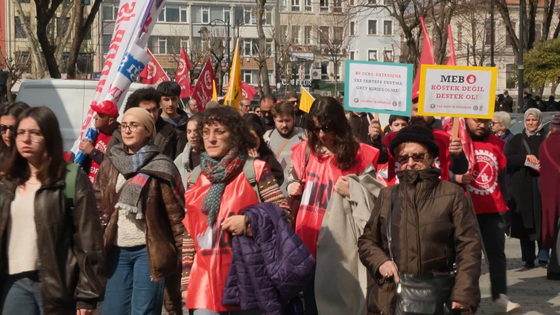 Özel İtalyan Lisesi'ndeki grev 67.