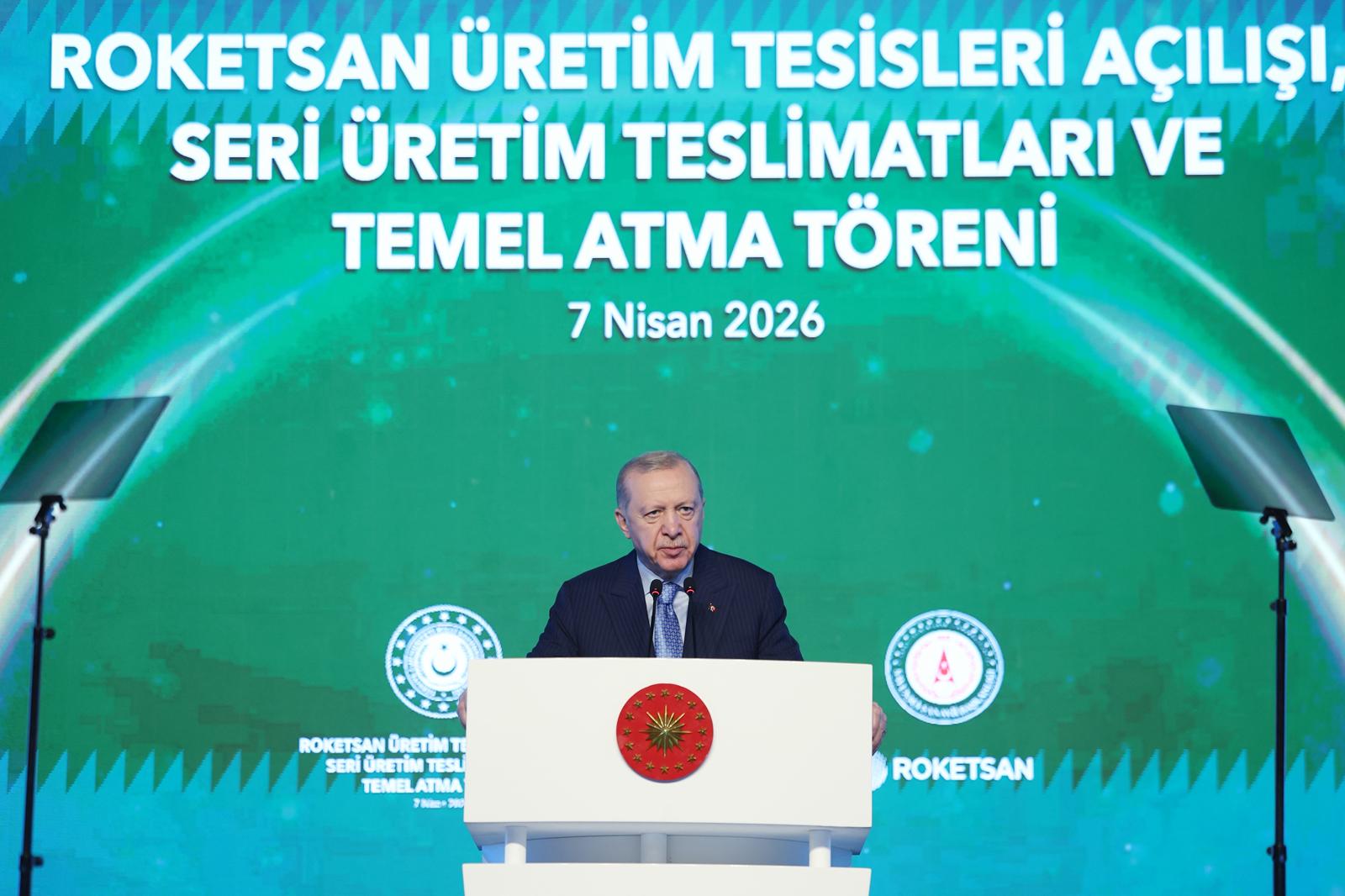 Cumhurbaşkanı Erdoğan, ROKETSAN tesis açılışında