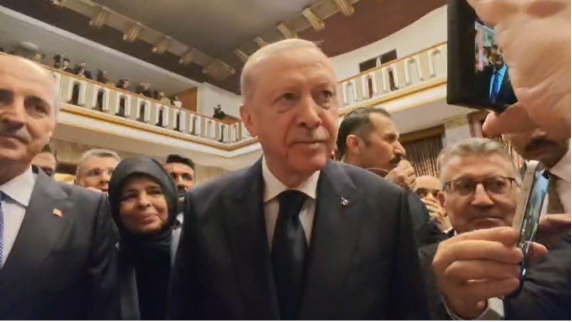 Cumhurbaşkanı Erdoğan, TBMM'deki 23 Nisan