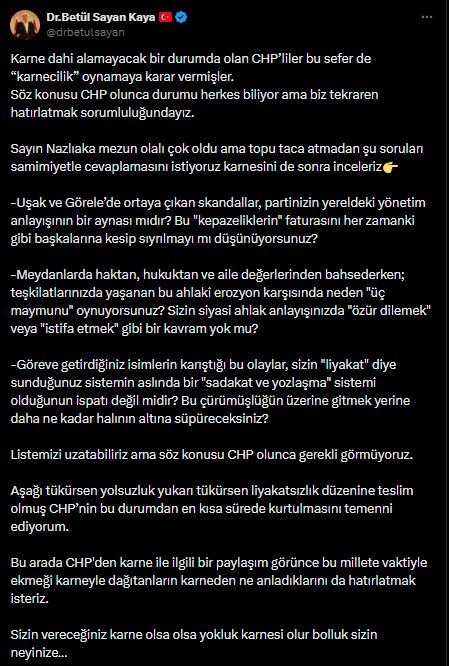 AK Parti Genel Başkan Yardımcısı