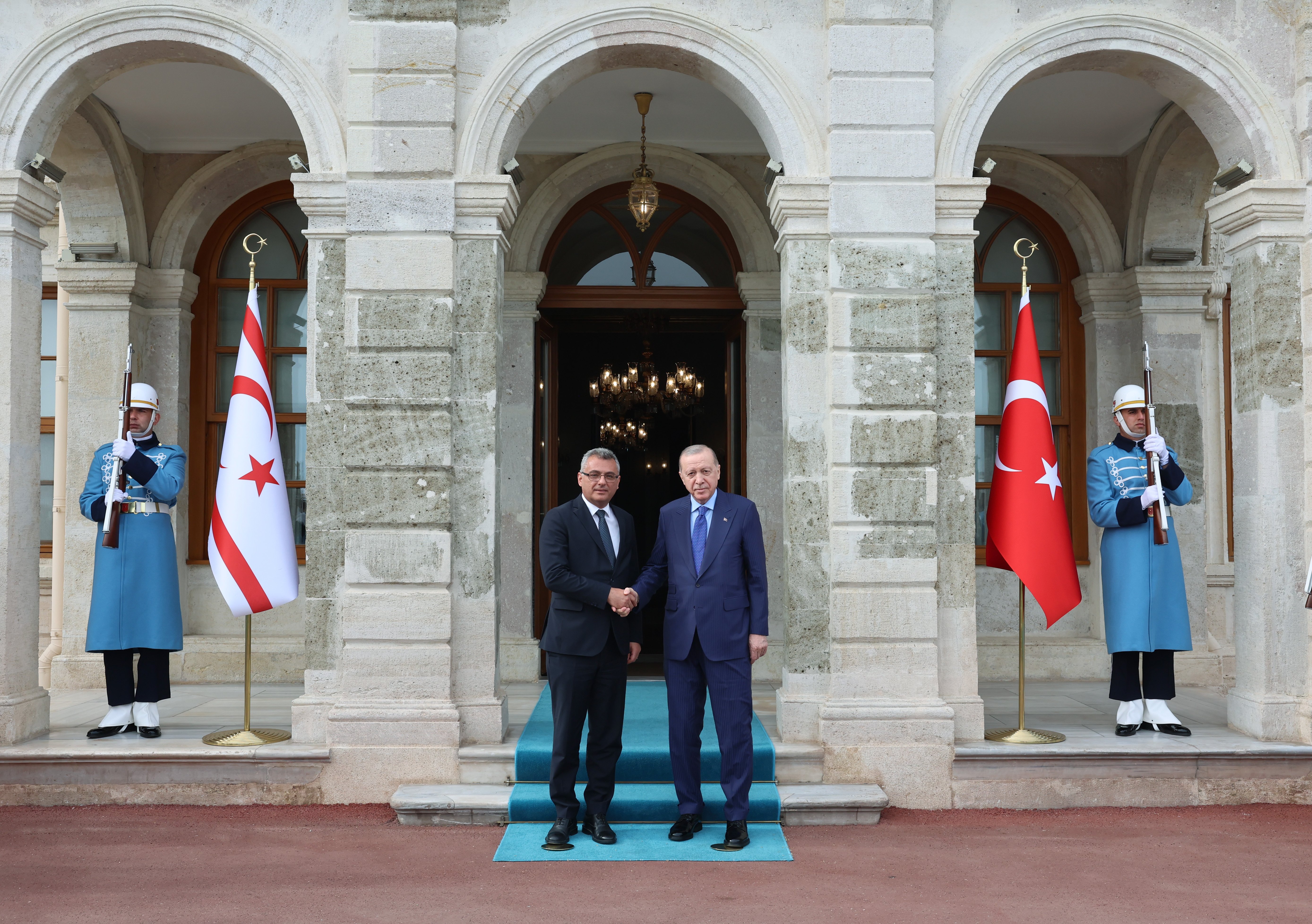 Cumhurbaşkanı Erdoğan, KKTC Cumhurbaşkanı Tufan