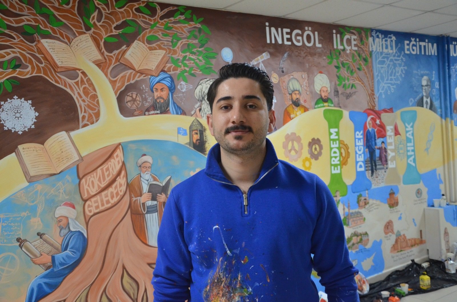 Bursa İnegöl'de işitme engelli öğretmen