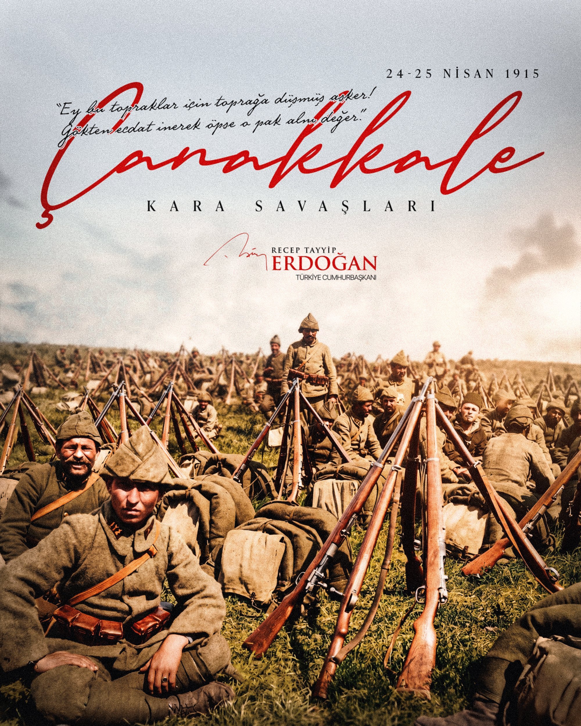 Cumhurbaşkanı Erdoğan, Çanakkale Kara Savaşları'nın