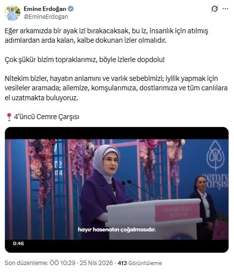 Emine Erdoğan, İstanbul Beyoğlu'nda açılan