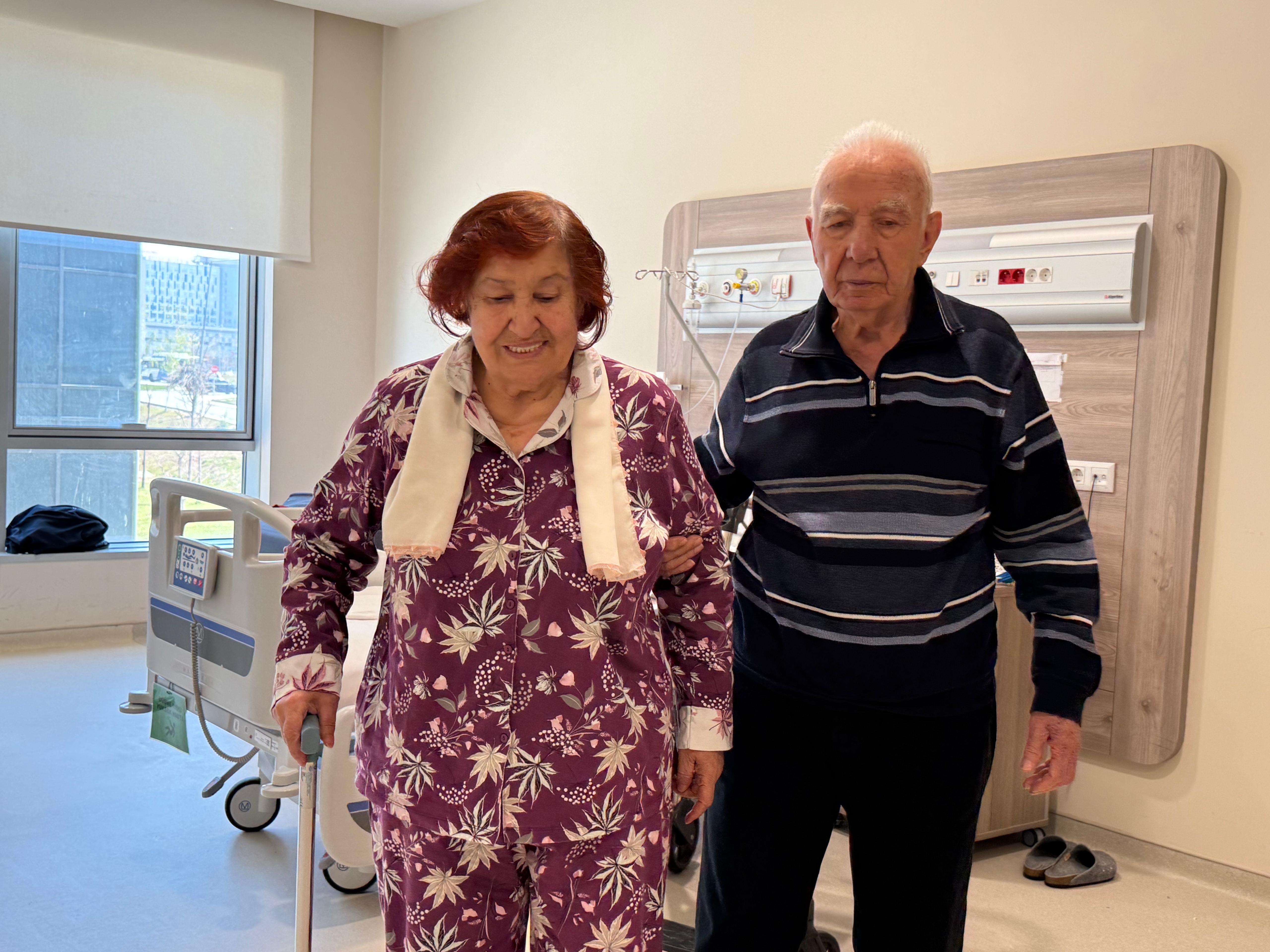 Ankara'da inme geçiren 82 yaşındaki