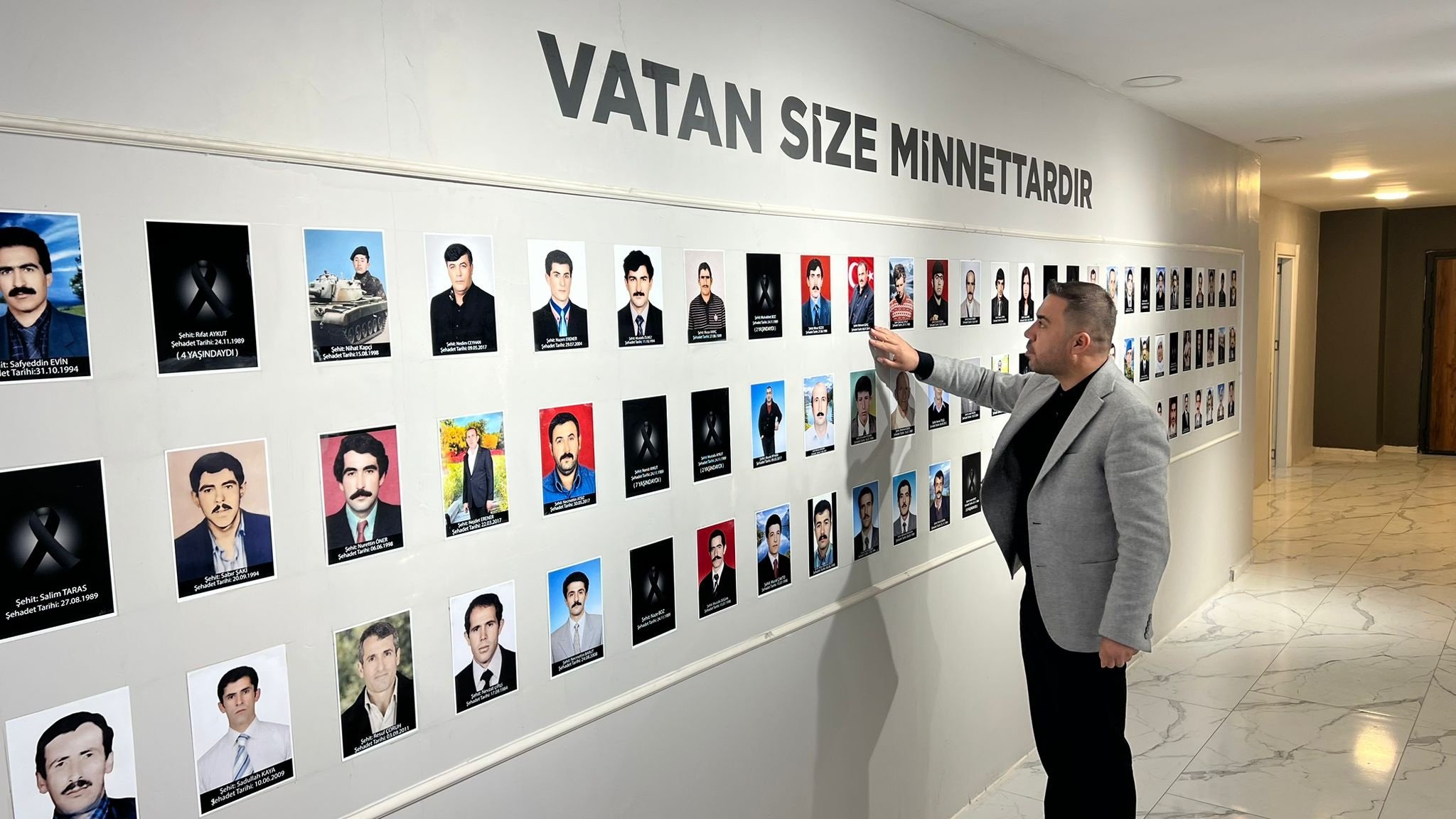 Hakkari Yüksekova'da açılan Şehit ve