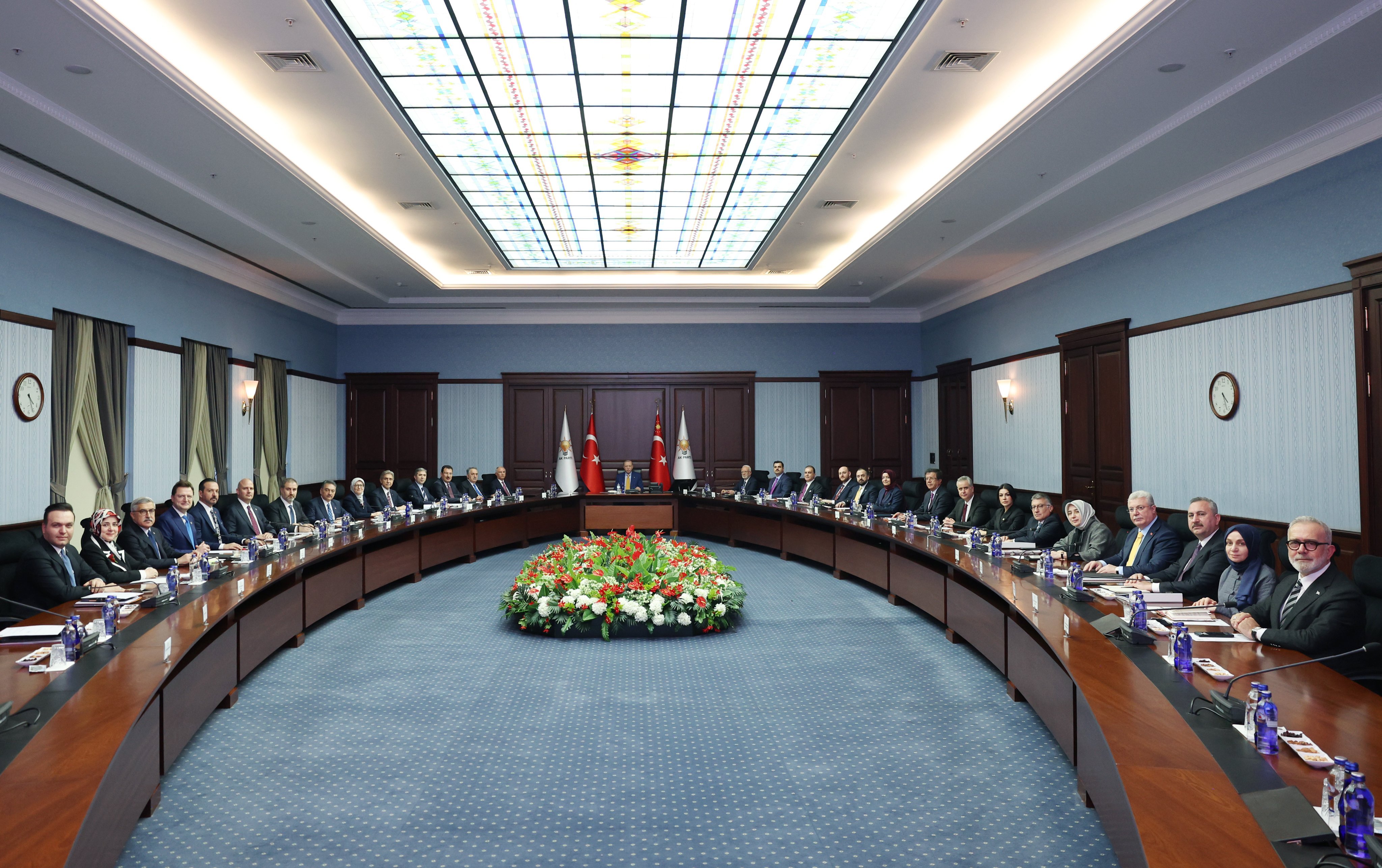 Cumhurbaşkanı Erdoğan'ın başkanlık ettiği AK