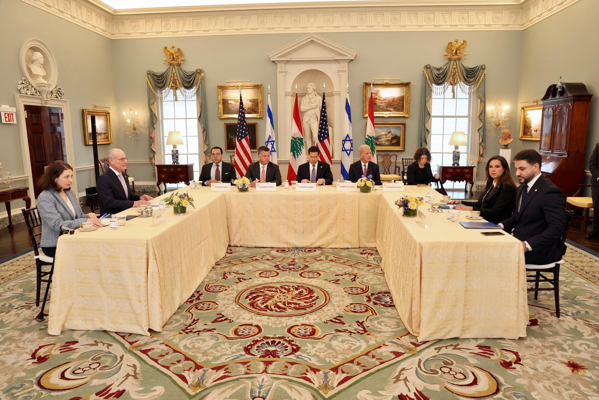 ABD'nin arabuluculuğunda Washington'da düzenlenen