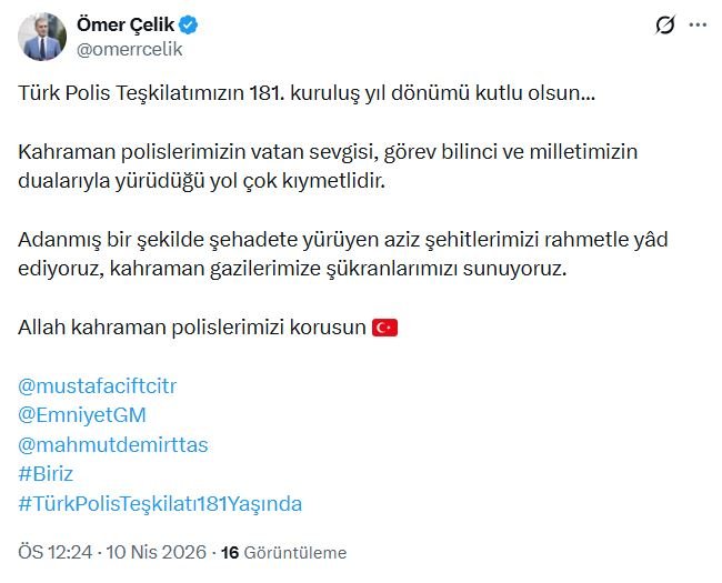 AK Parti Sözcüsü Ömer Çelik,