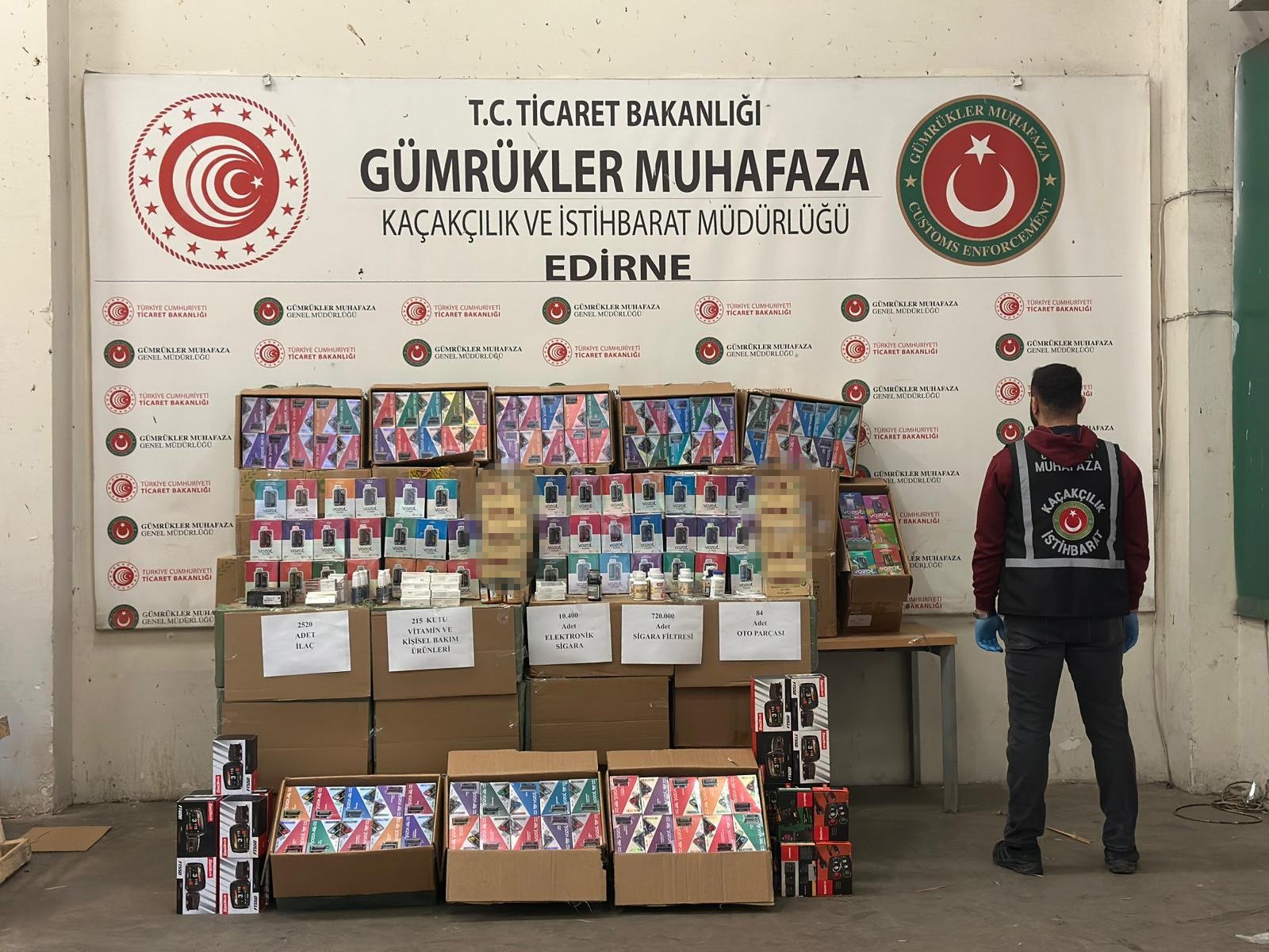 Edirne Kapıkule Sınır Kapısı'nda İçişleri