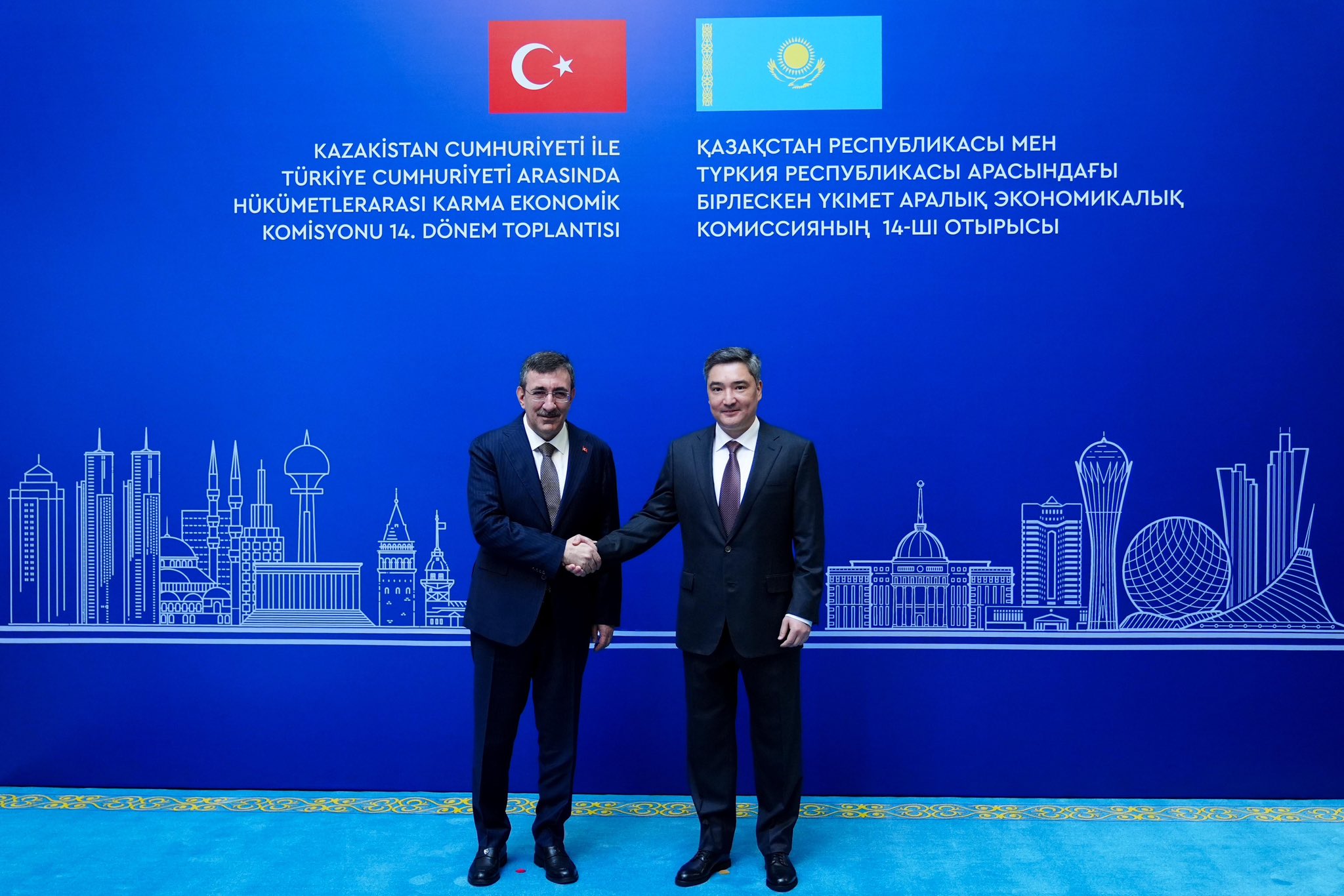 Cumhurbaşkanı Yardımcısı Cevdet Yılmaz, Kazakistan