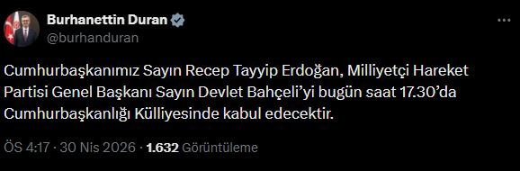 Cumhurbaşkanı Erdoğan ve MHP Lideri