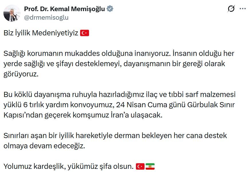 Sağlık Bakanı Kemal Memişoğlu, ilaç