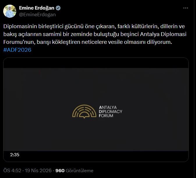 Cumhurbaşkanı eşi Emine Erdoğan, 5.