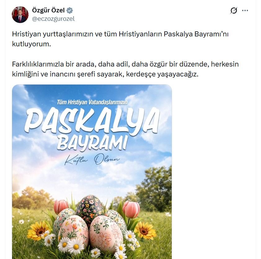 CHP Genel Başkanı Özgür Özel,