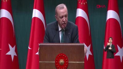 Cumhurbaşkanı Erdoğan, kabine toplantısı sonrası