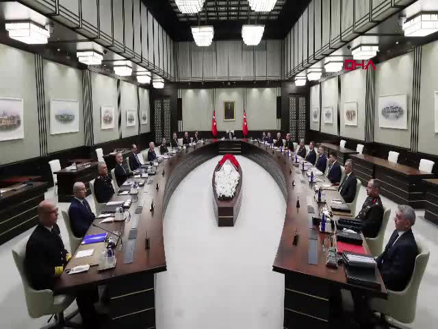 Cumhurbaşkanı Erdoğan başkanlığında toplanan