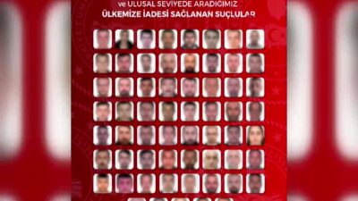 İçişleri Bakanlığı, kırmızı bültenle aranan