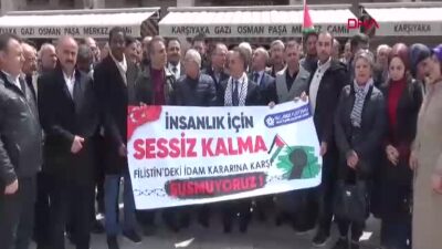 Tokat'ta Milli İrade Platformu, İsrail'in