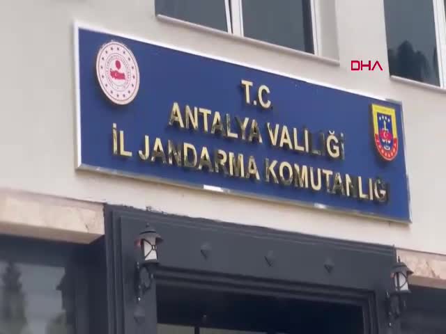 Antalya'da jandarmanın düzenlediği operasyonda