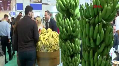 Antalya'da düzenlenen YÖREX Fuarı'nın açılışında