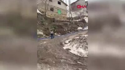 Van'ın Bahçesaray ilçesinde çığ altında