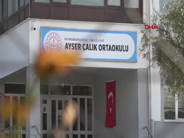 Kahramanmaraş'taki Ayser Çalık Ortaokulu'nda