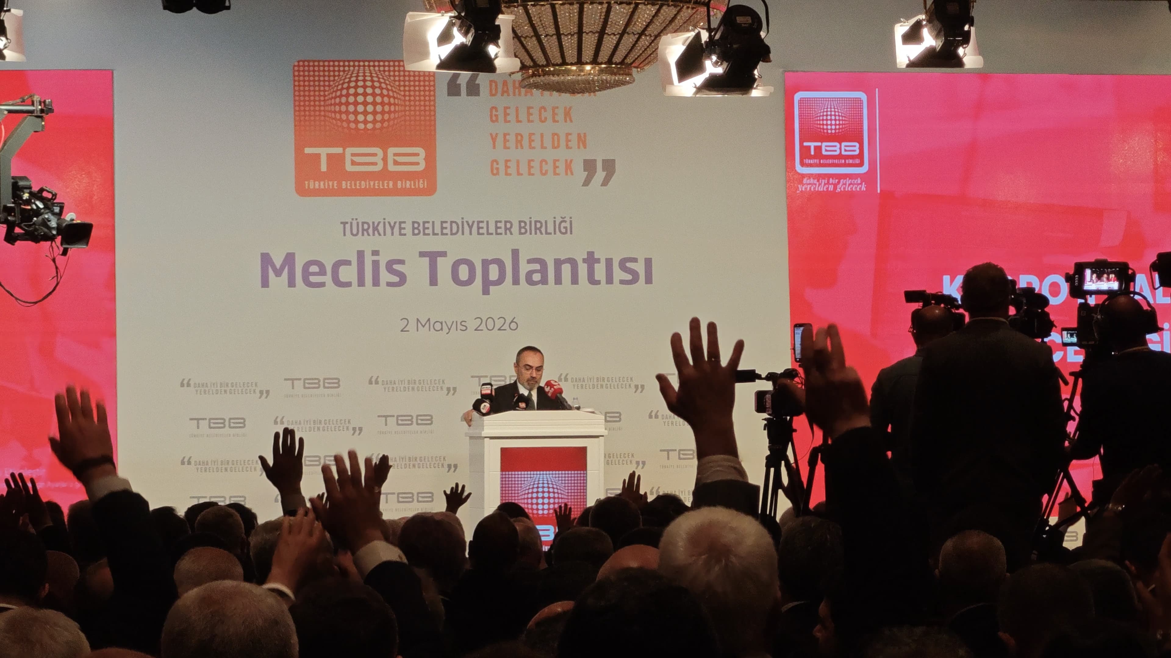 Türkiye Belediyeler Birliği Meclis toplantısında