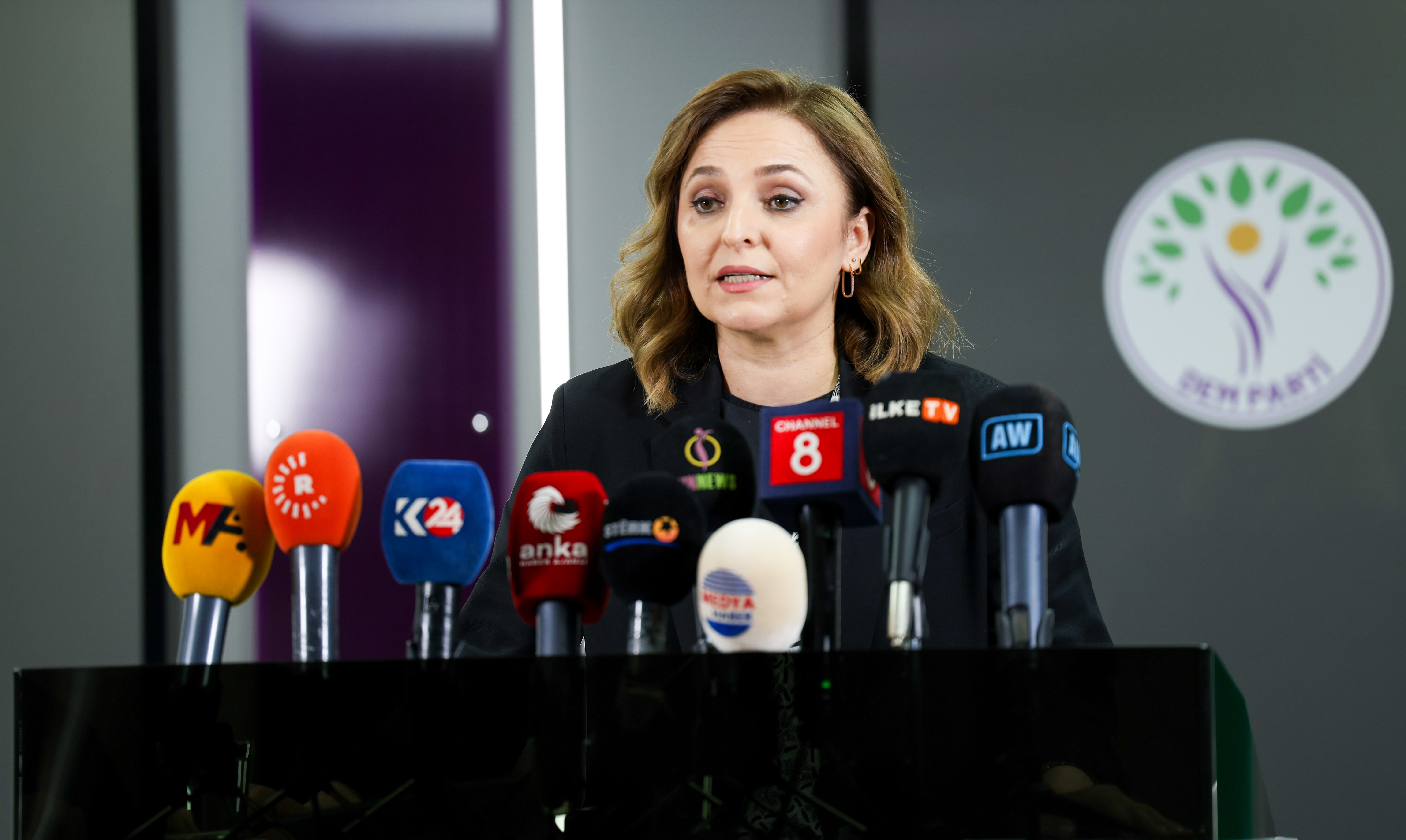 DEM Parti Sözcüsü Ayşegül Doğan,