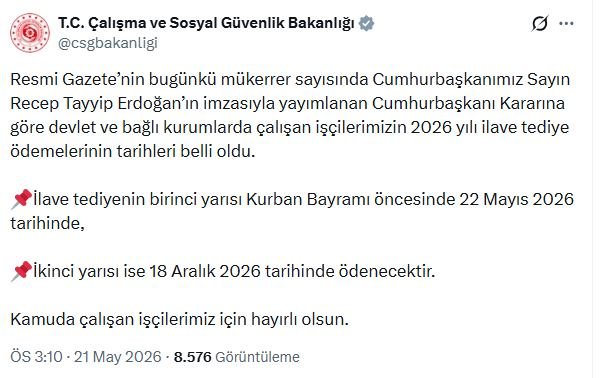 Çalışma ve Sosyal Güvenlik Bakanlığı,
