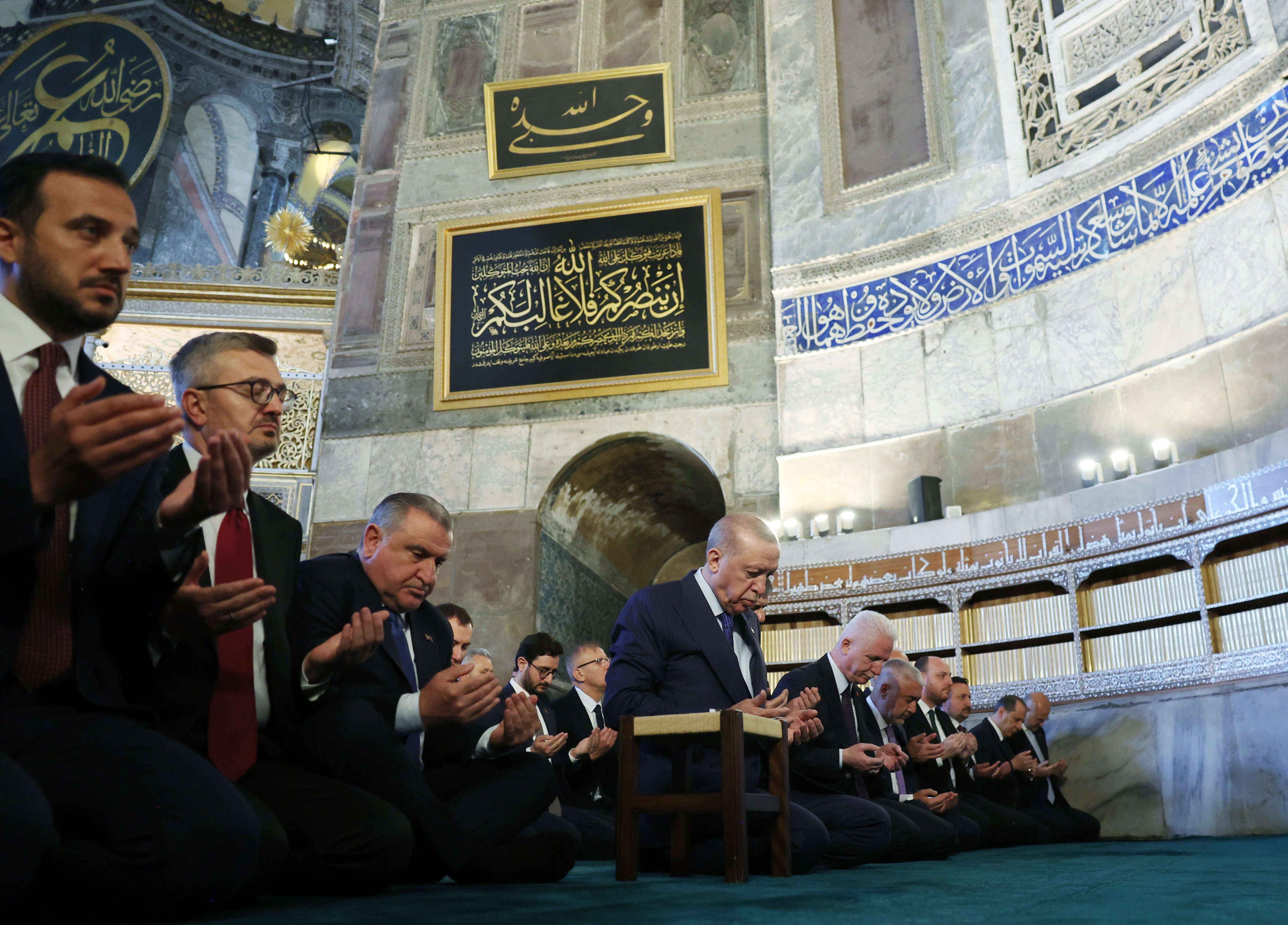 Cumhurbaşkanı Erdoğan, Ayasofya-i Kebir Cami-i