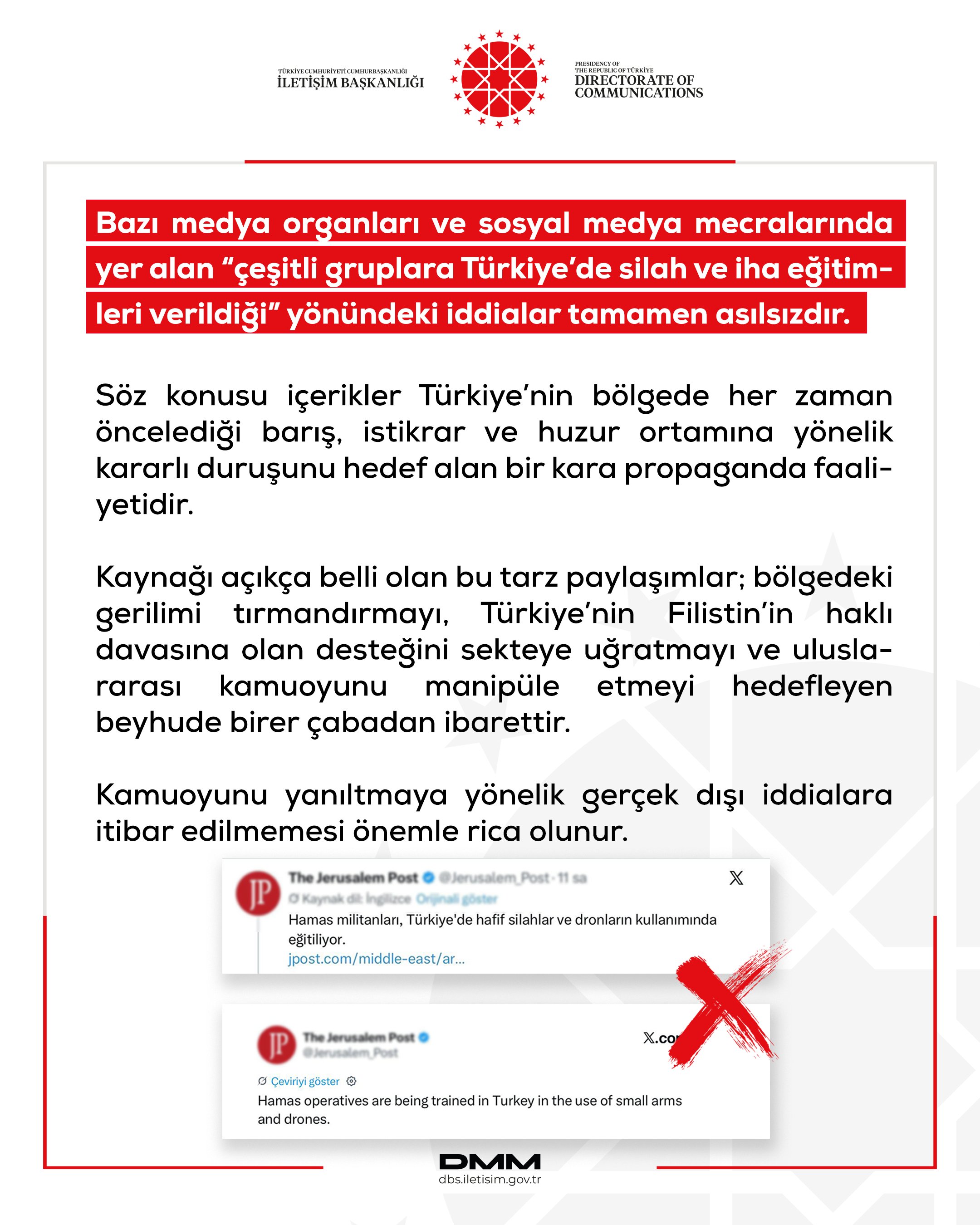 DMM, Türkiye'de gruplara silah