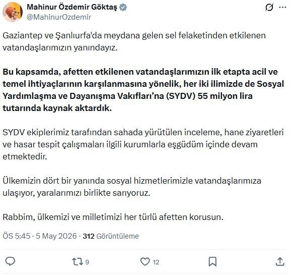 Aile ve Sosyal Hizmetler Bakanı