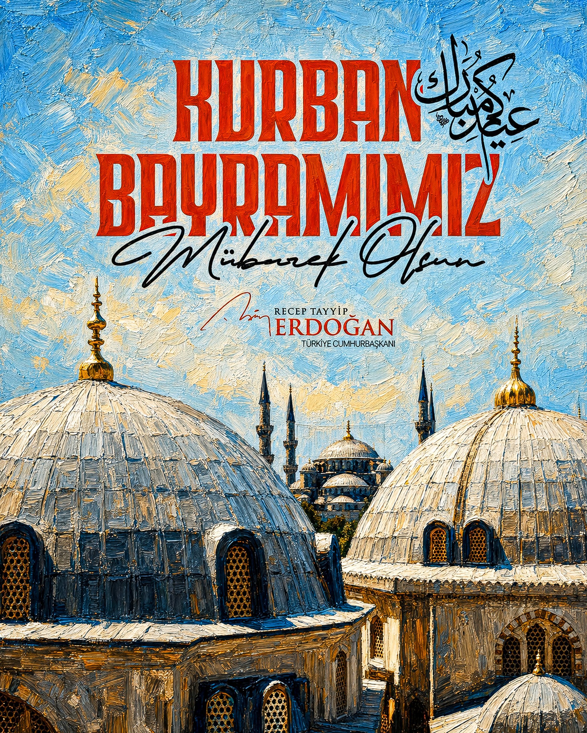 Cumhurbaşkanı Erdoğan, Kurban Bayramı mesajında