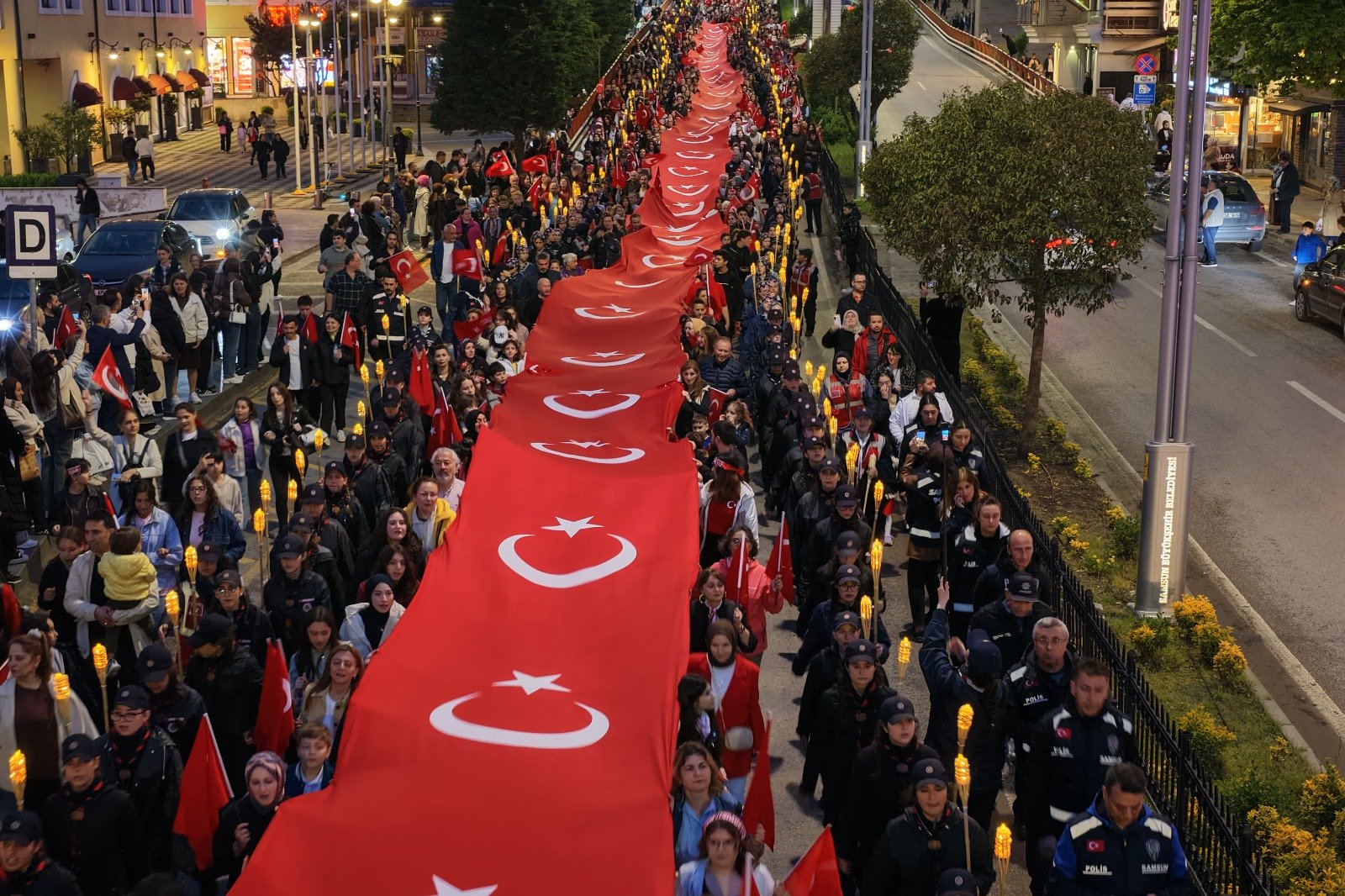 Samsun'da 19 Mayıs Atatürk'ü