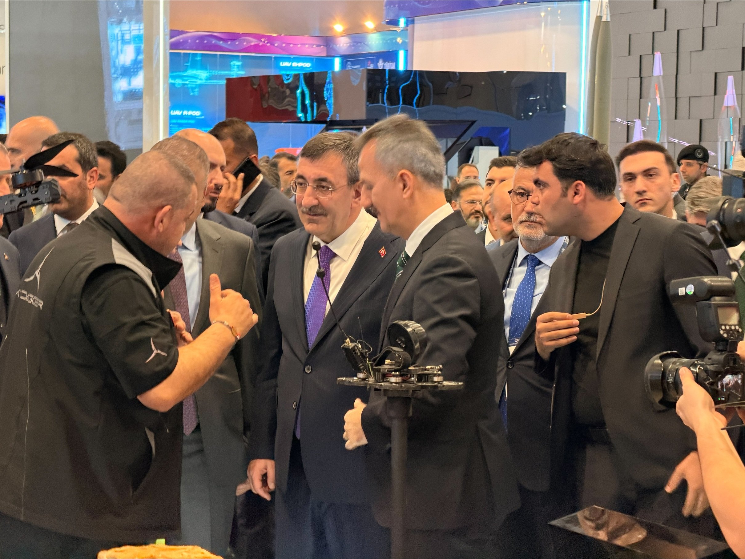 Cumhurbaşkanı Yardımcısı Cevdet Yılmaz, SAHA