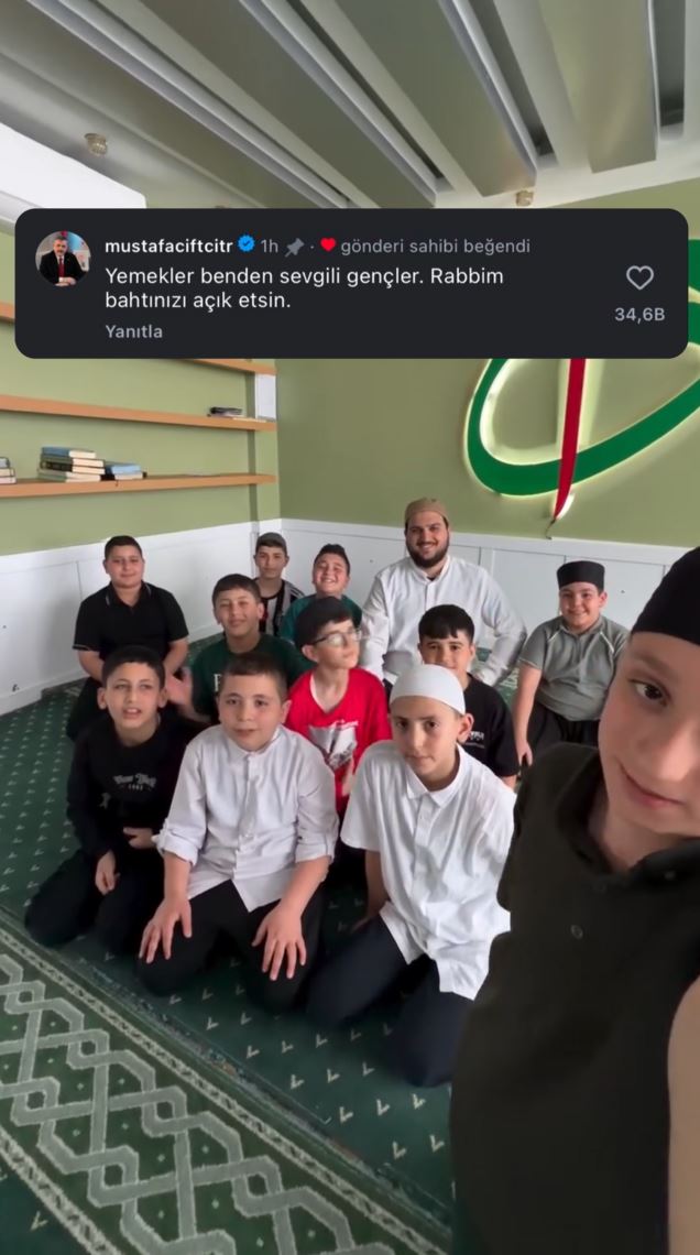 İçişleri Bakanı Mustafa Çiftçi, sosyal