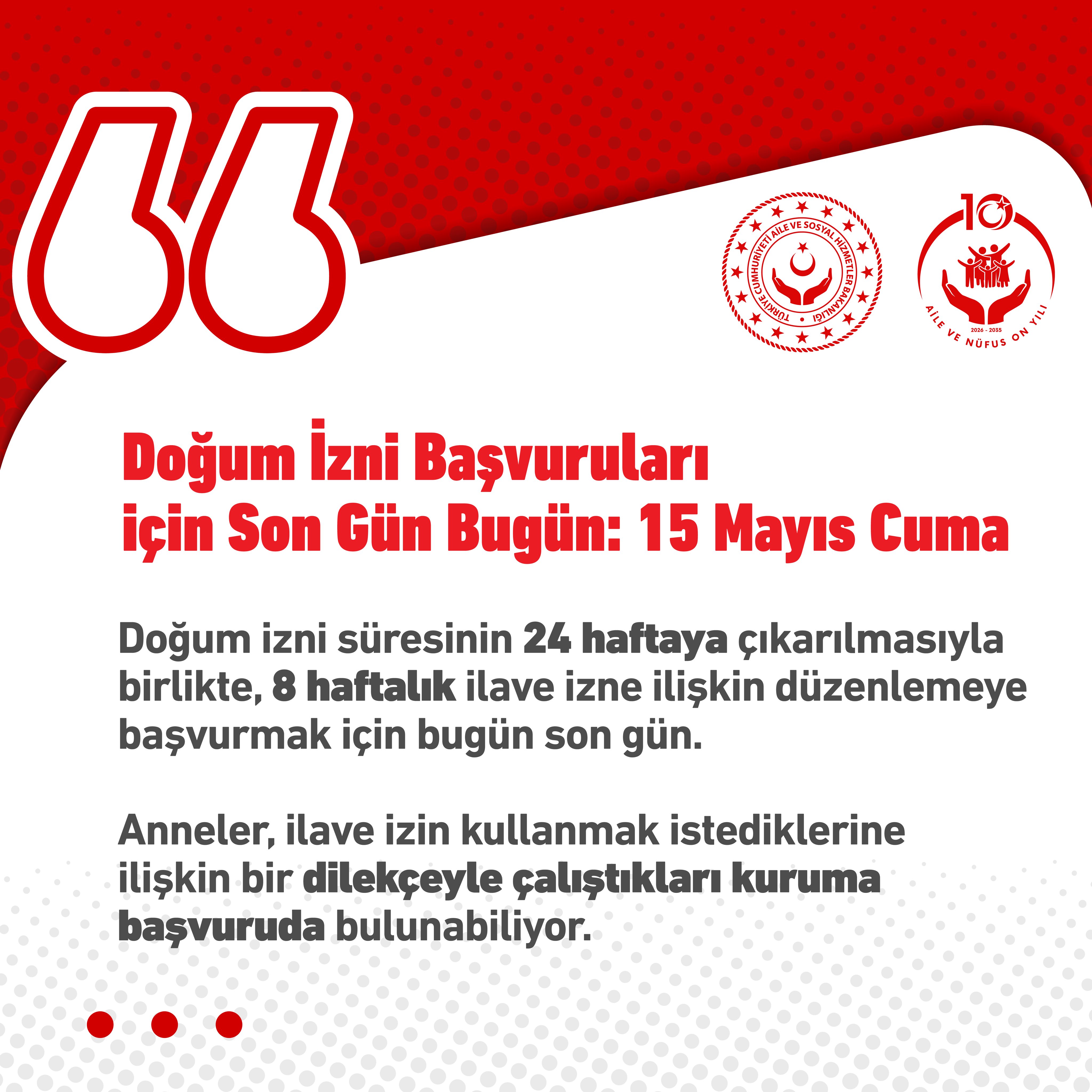 Aile ve Sosyal Hizmetler