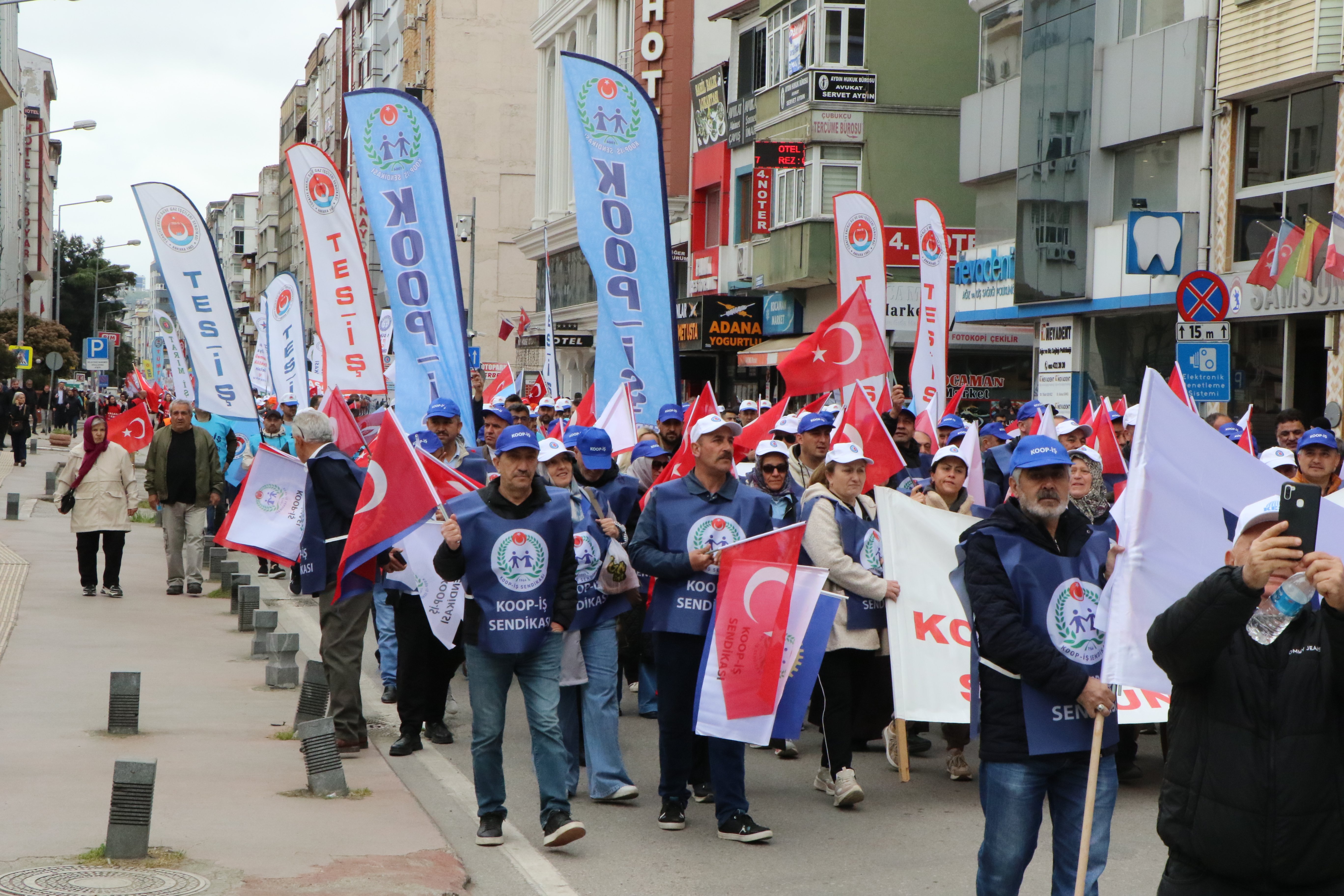 Samsun'da 1 Mayıs Emek ve