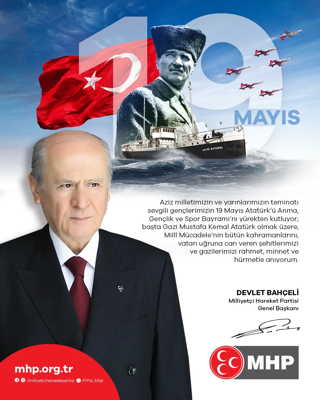 MHP Genel Başkanı Devlet Bahçeli,