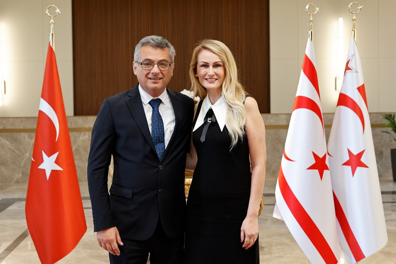 KKTC Cumhurbaşkanı Tufan Erhürman ve