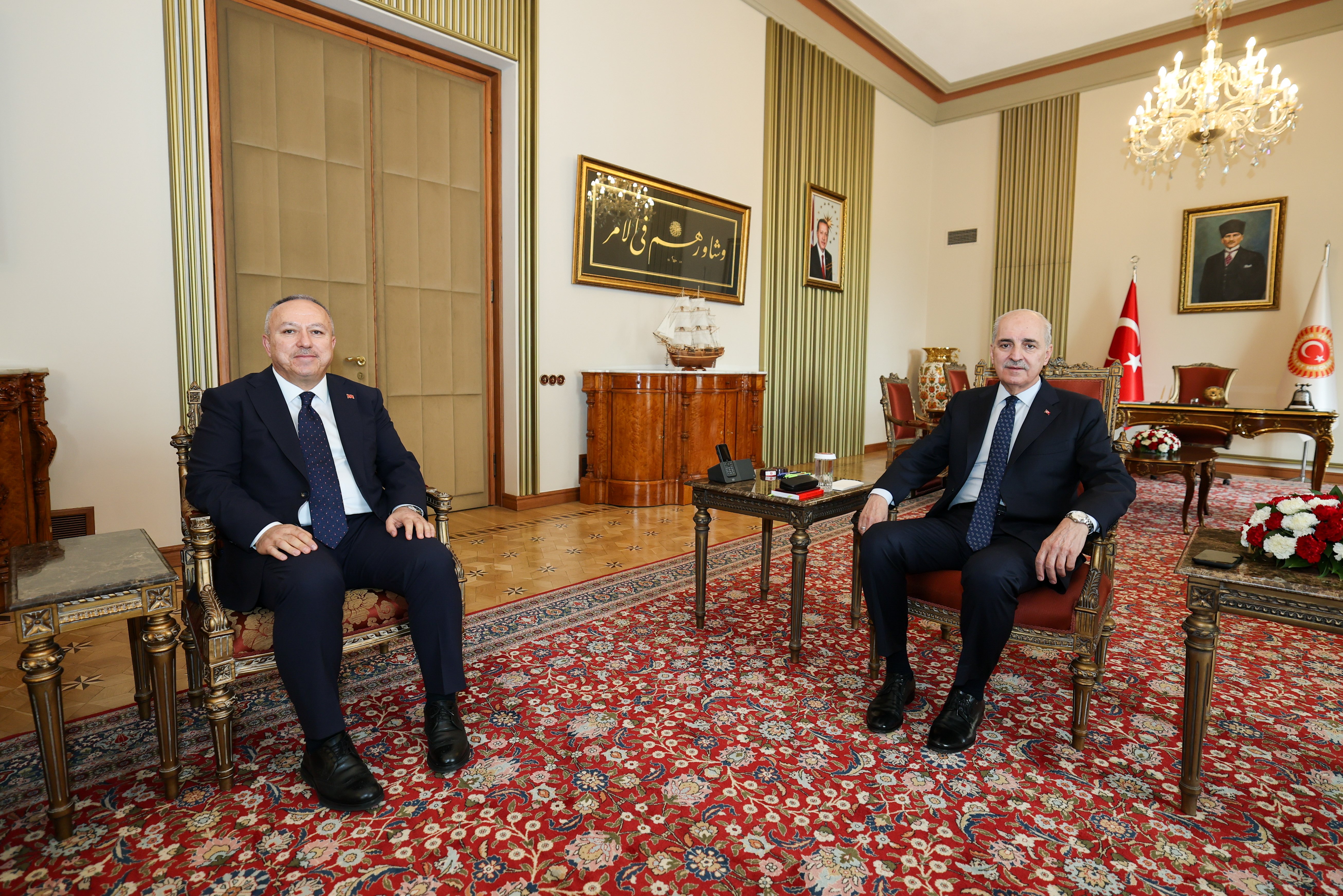 TBMM Başkanı Numan Kurtulmuş, Emniyet