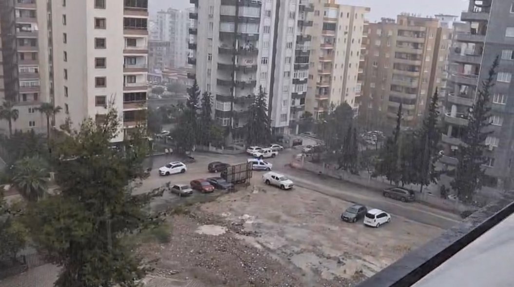 Adana'da etkili olan şiddetli