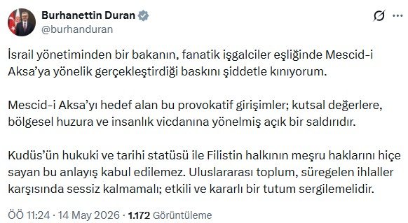 İletişim Başkanı Burhanettin Duran,