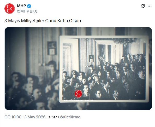 MHP, 3 Mayıs Milliyetçiler Günü