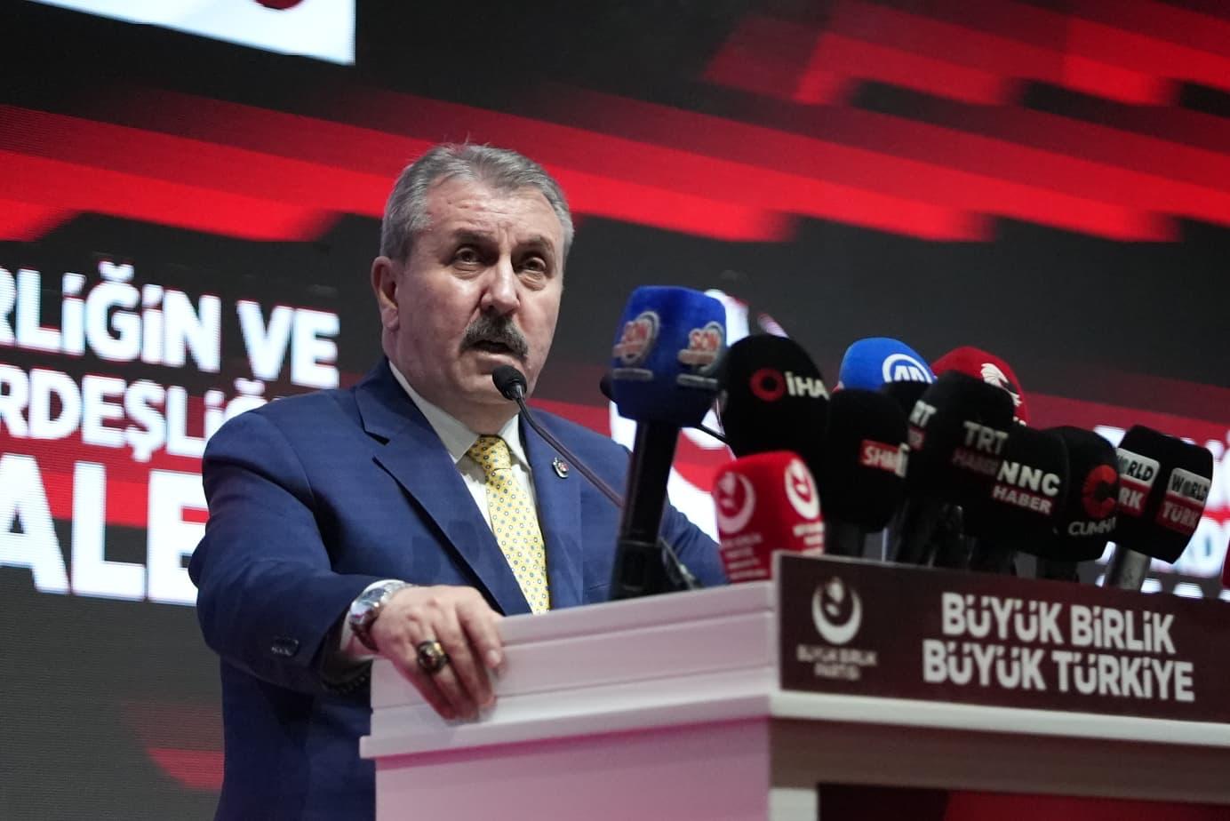 BBP Genel Başkanı Mustafa Destici,