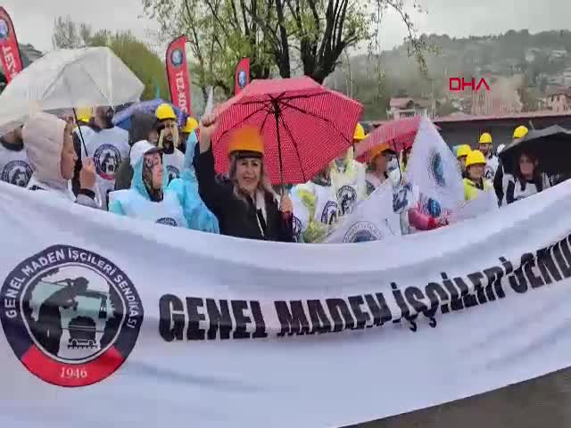 Zonguldak'ta 1 Mayıs Emek