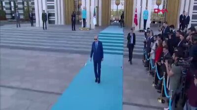 Cumhurbaşkanı Erdoğan, Türkiye'ye resmi ziyarette