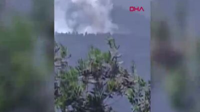 Hatay'ın Kırıkhan ilçesinde çıkan orman