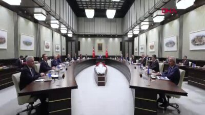 Cumhurbaşkanı Erdoğan başkanlığında başlayan Kabine